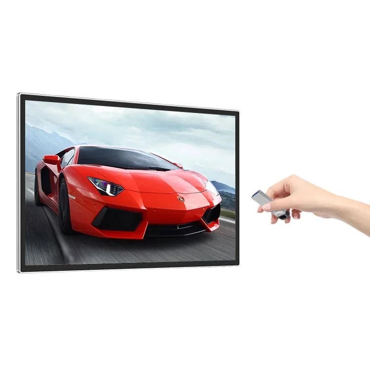 Крытый 4K ЖК-дисплей Digital Signage торговые центры устройство полноэкранный дисплей настенное крепление рекламный