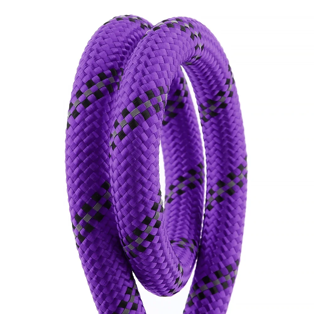 Professional Manufacturer Pet Rope Leash Reflective Strap with Premium Space Aluminum Hook