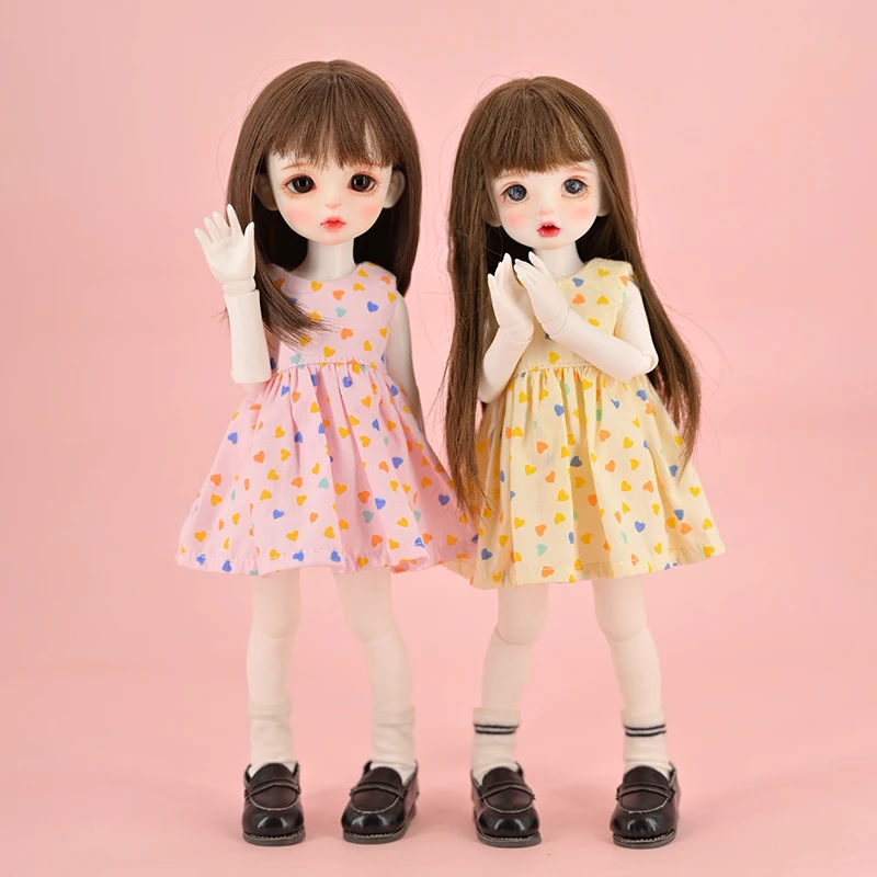 Custom Doll Clothes 1/6 Bjd Doll 2021 New Fashion Floral Dress Hot Sell Accessories 11.5 Inch High Quality Made Clothes Clothing