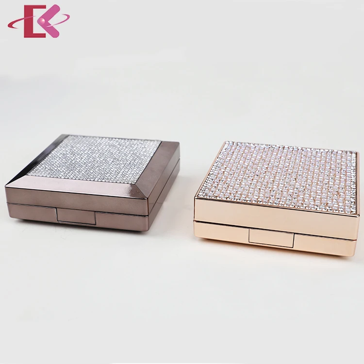 
Factory manufacture makeup shiny empty compact case with mirror 