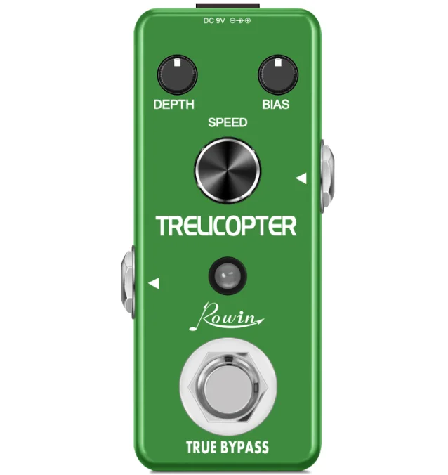 Factory hot selling wholesale Rowin  guitar effects pedals tremolo guitar effect pedal