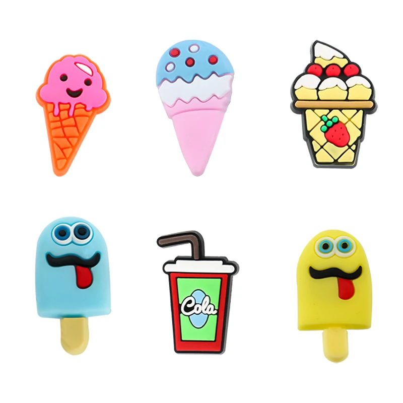 New Style Beach Reserve Cute Cartoon price Pvc Material Clog Decorations Shoe Flower Garden Shoe Charm Accessories