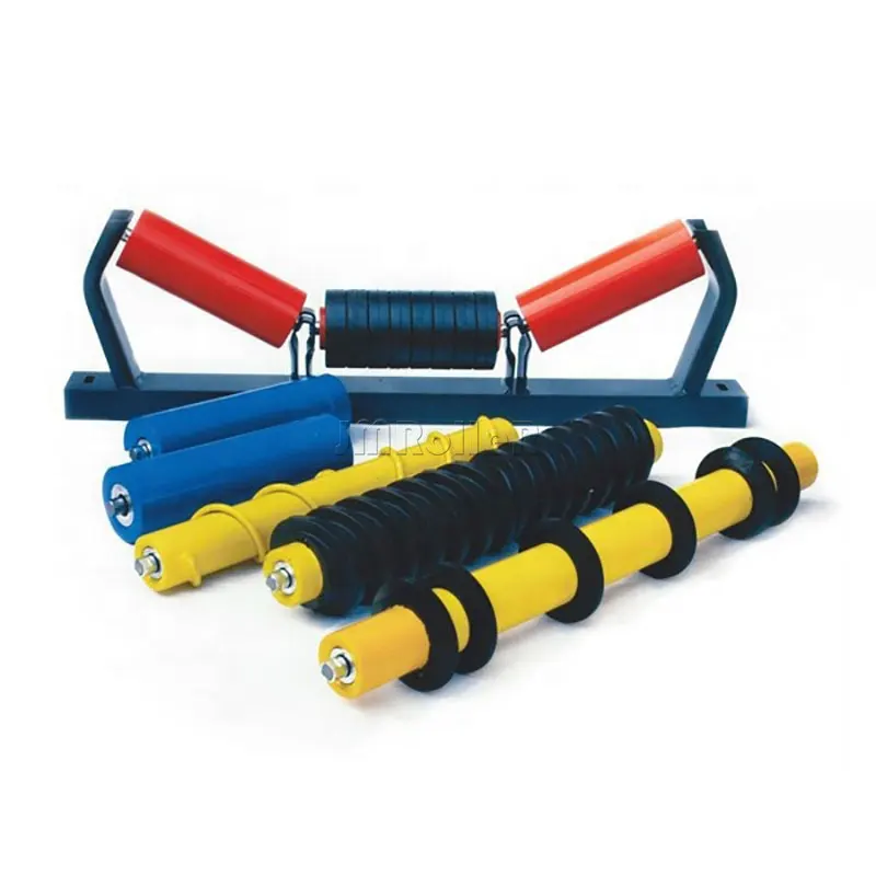 Conveyor Carrying Idler Rollers To Keep Belt Running In Track For Tube Conveyor System