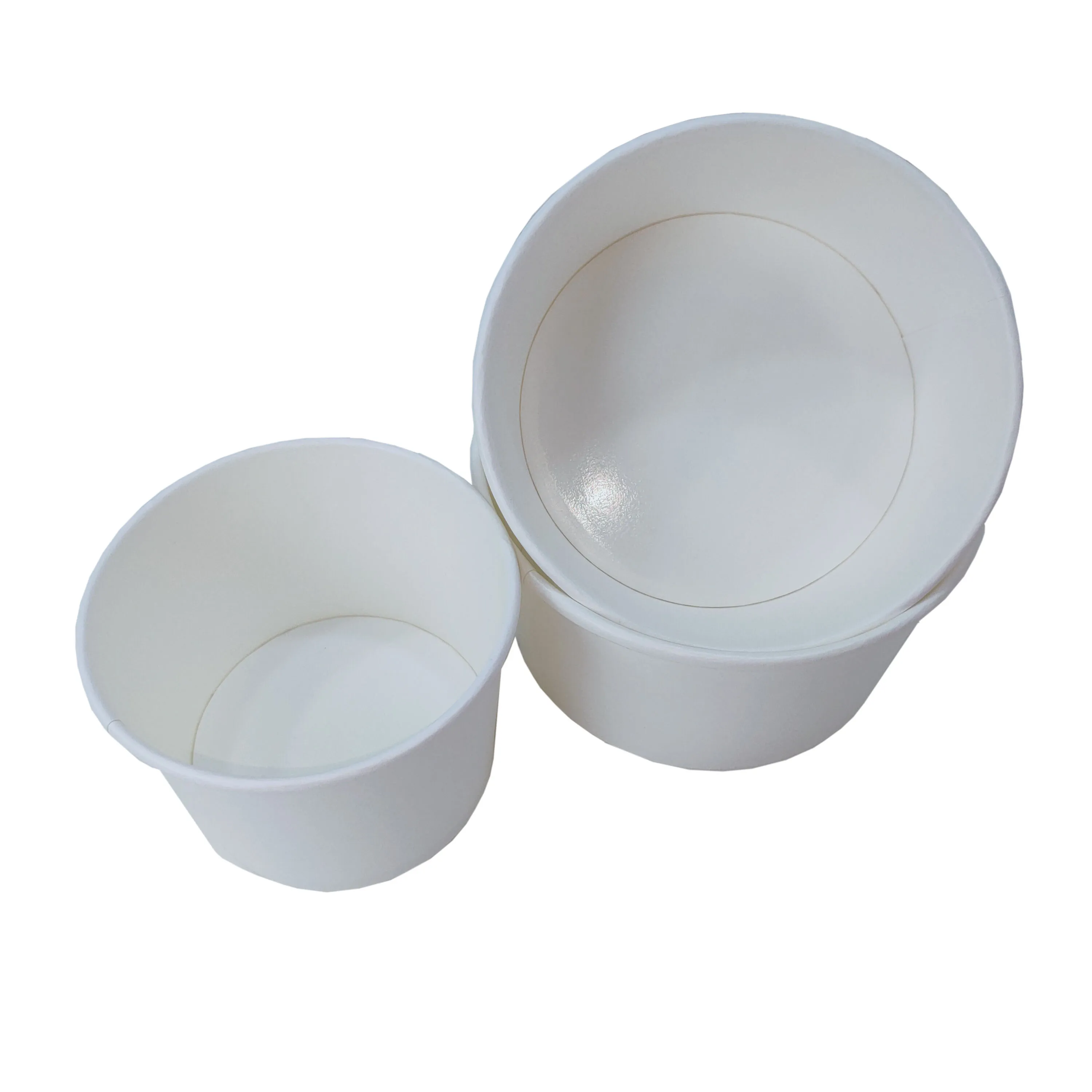 Biodegradable Paper Bowl For Instant Noodle With Partition Lid