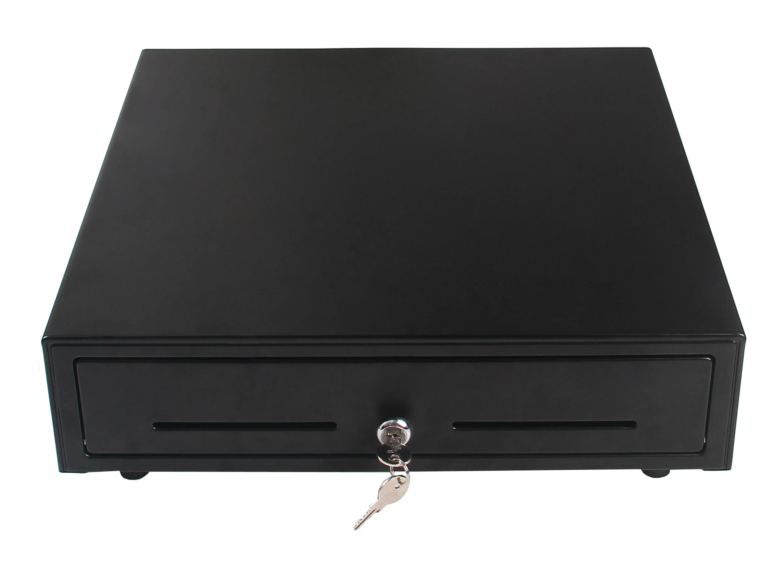 Durable Heavy Duty Cash Register Desk Drawer KR-410 With Metal Tray 4 Bills 8 Coins 12V Cash Drawer For Pos System Register