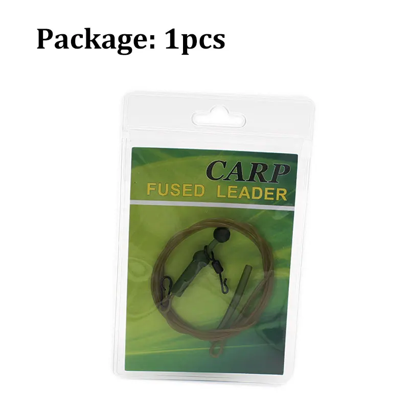 Carp  fishing  FUSED LEADER HELICOPTER LEADER 1 M 35LB