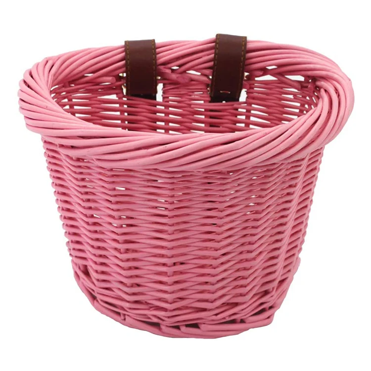 Amazon explosive pet front bicycle basket accessories bicycle wicker basket front