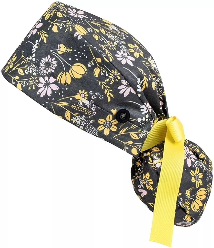 Head Clip Color Surgical Hats plain white Doctors Hair Medical Nurse Operating Room Caps