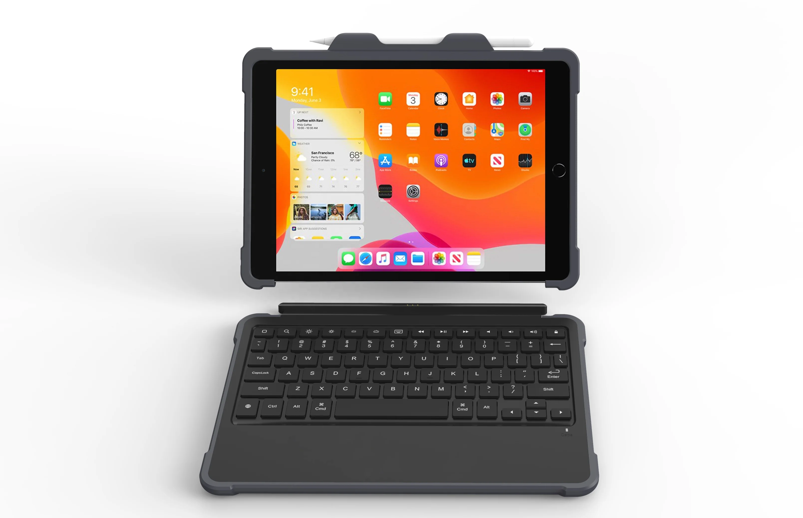 MFI keyboard Smart Connector Keyboard for iPad 10.2 inch