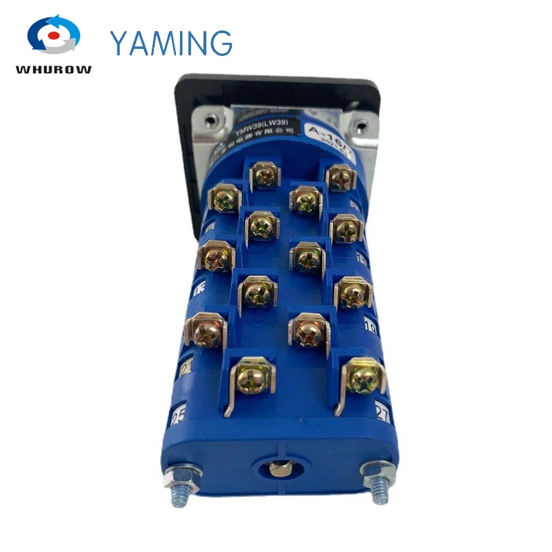 LW39A-16/7 Rotary Cam Switch 16A 690V Position Poles 28 Terminal Control Dual Power Changeover YMW39