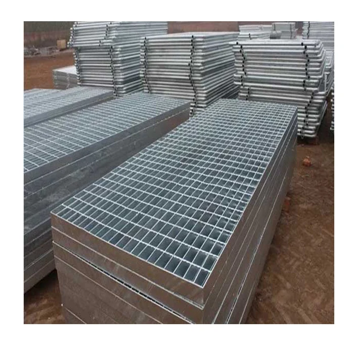 Hot dip galvanized drain cover grate carbon steel bar grating drainage trench cover  Q235 steel grating price (1600551054499)
