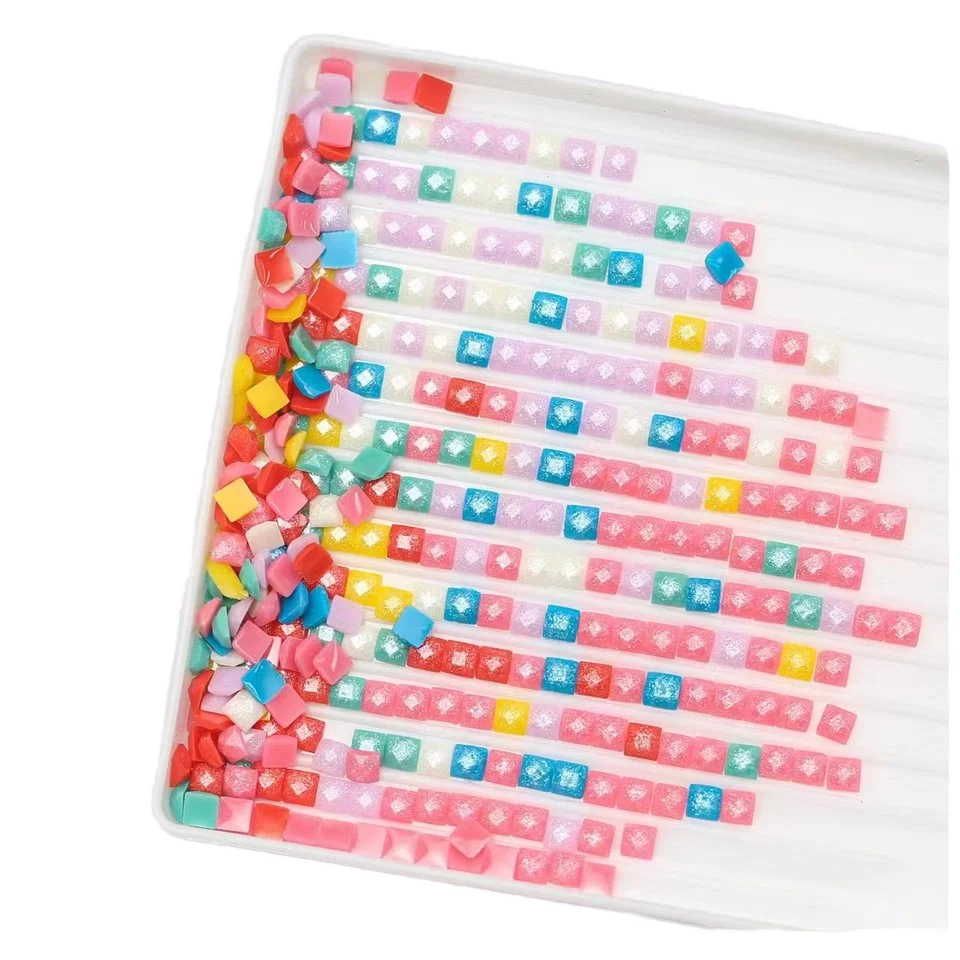 N-ZS099 Fine Dust  Resin Diamond Accessories Diamond Painting Accessories Dust Pearl Colorful  Crystal  Diamond painting