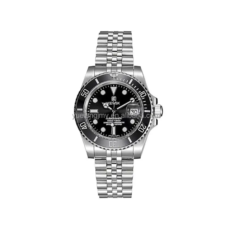 Профессиональные механические часы GMT, водонепроницаемые, 40 мм