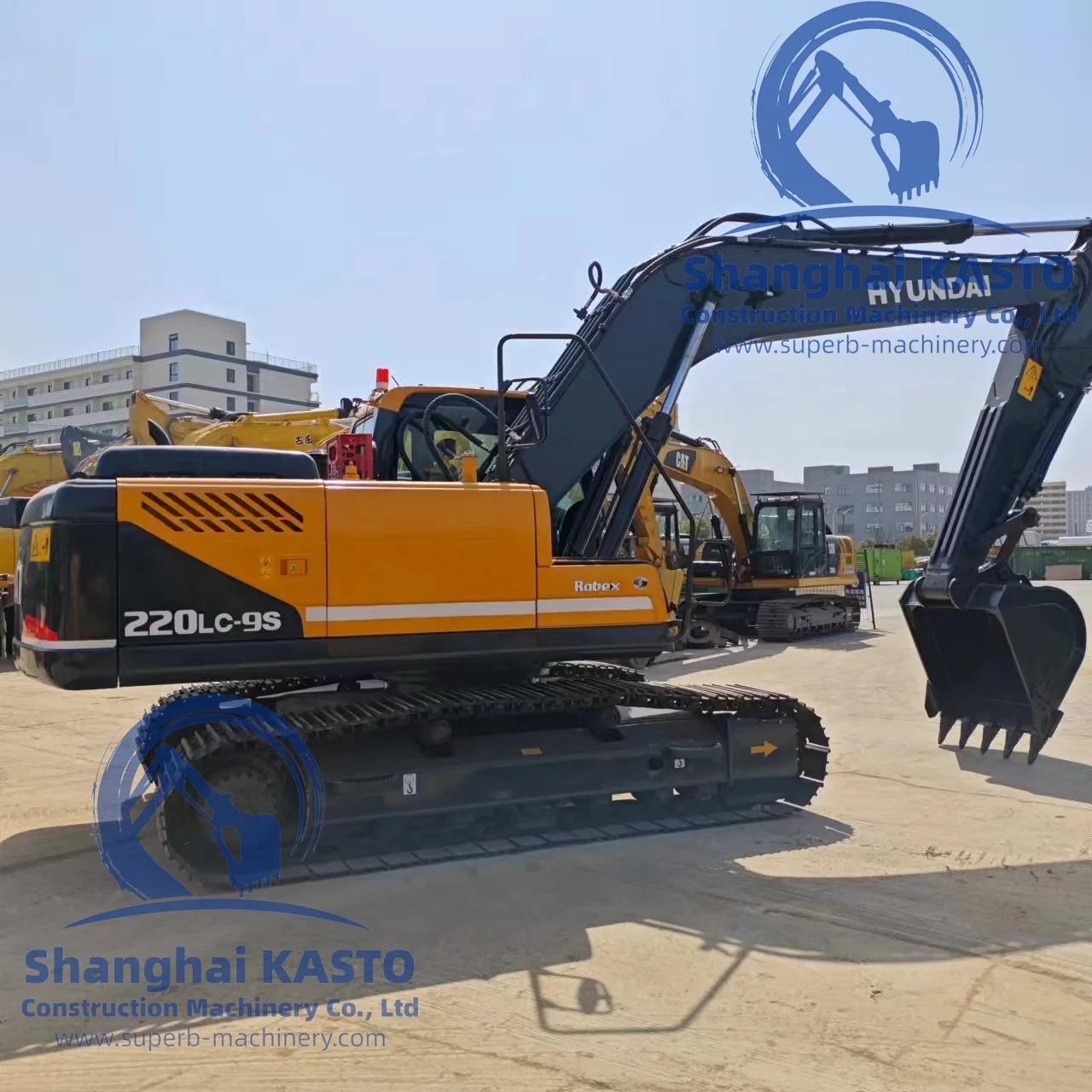Экскаватор Hyundai 220lc-9s сверхмощный оригинальный 220LC-7 220lc для продажи