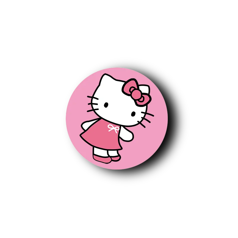 Customize Logo UV Printing Blank Grip Holder Poppings Socket Lovely Cartoon Kitty Cell Phone Sockets Promotional Gifts Wholesale