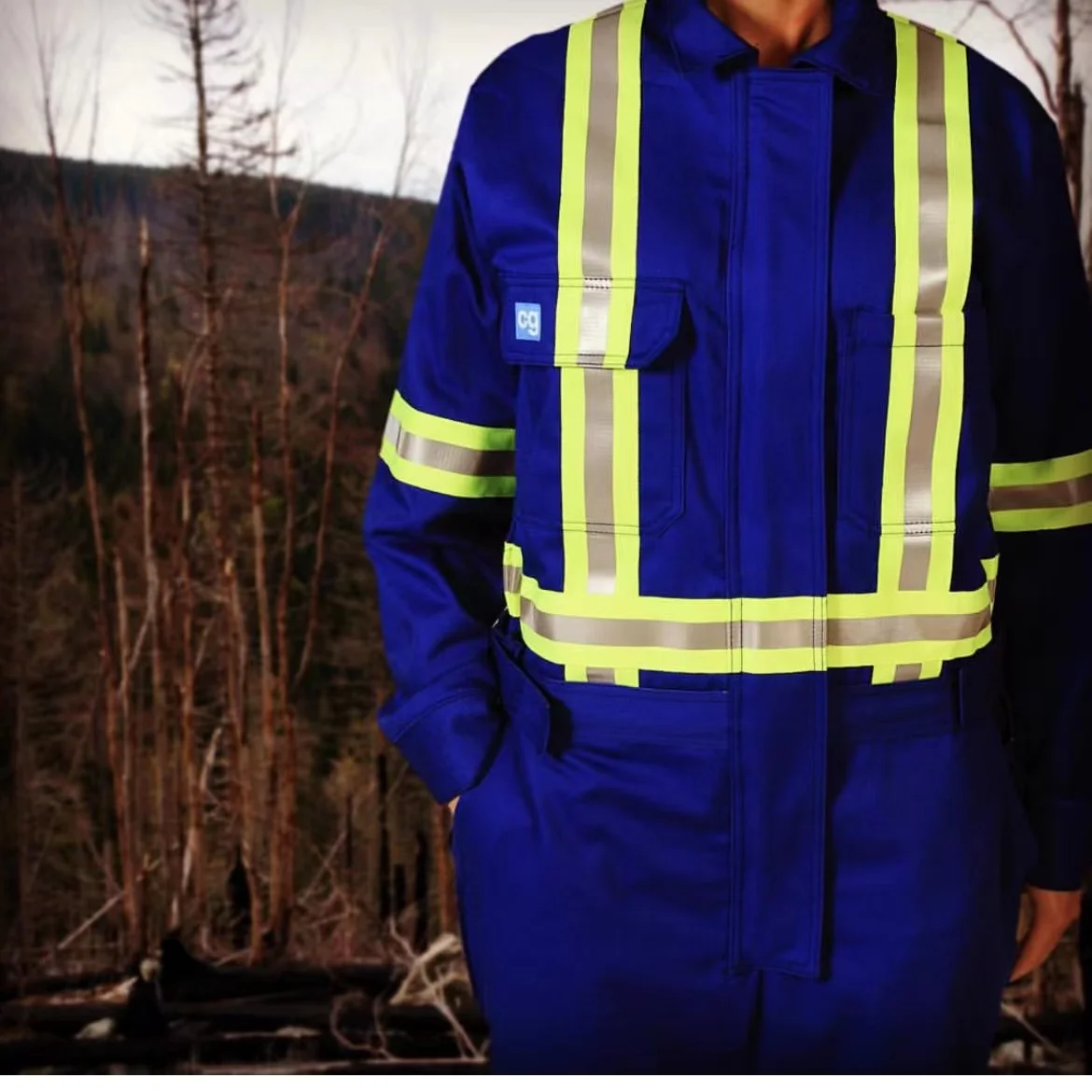Hi Vis Огнезащитной огнестойкость светоотражающая лента для равномерного защитная одежда