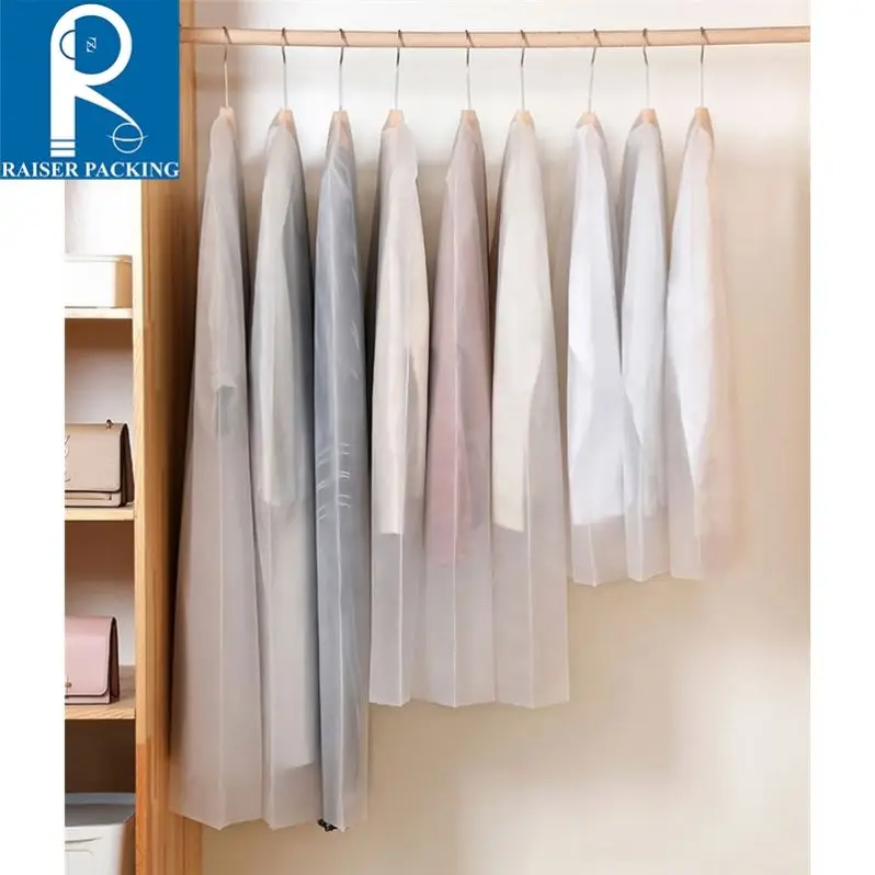 Coat Dust Cover Garment Suit Dress Jacket  Dustproof Cover Protector Travel Bag Dust Cover