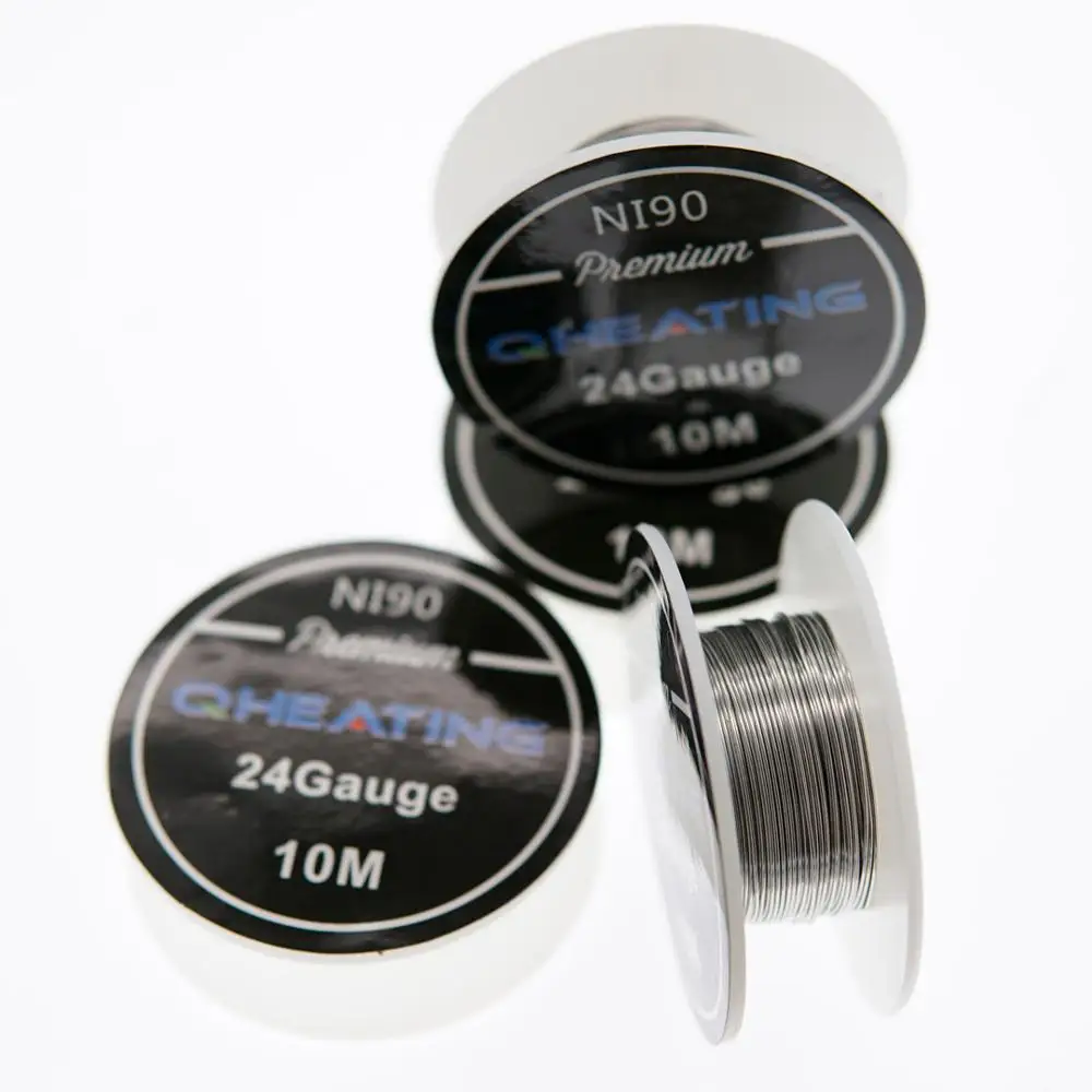 
Hot selling in the market Huge Vape Heating wire Ni90 round heating wire 24ga fused clapton for rda 