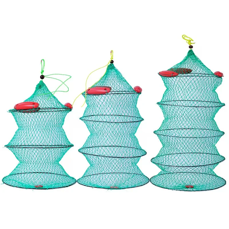The floating design allows for the fishing basket to stay at the surface for quick access keeping net