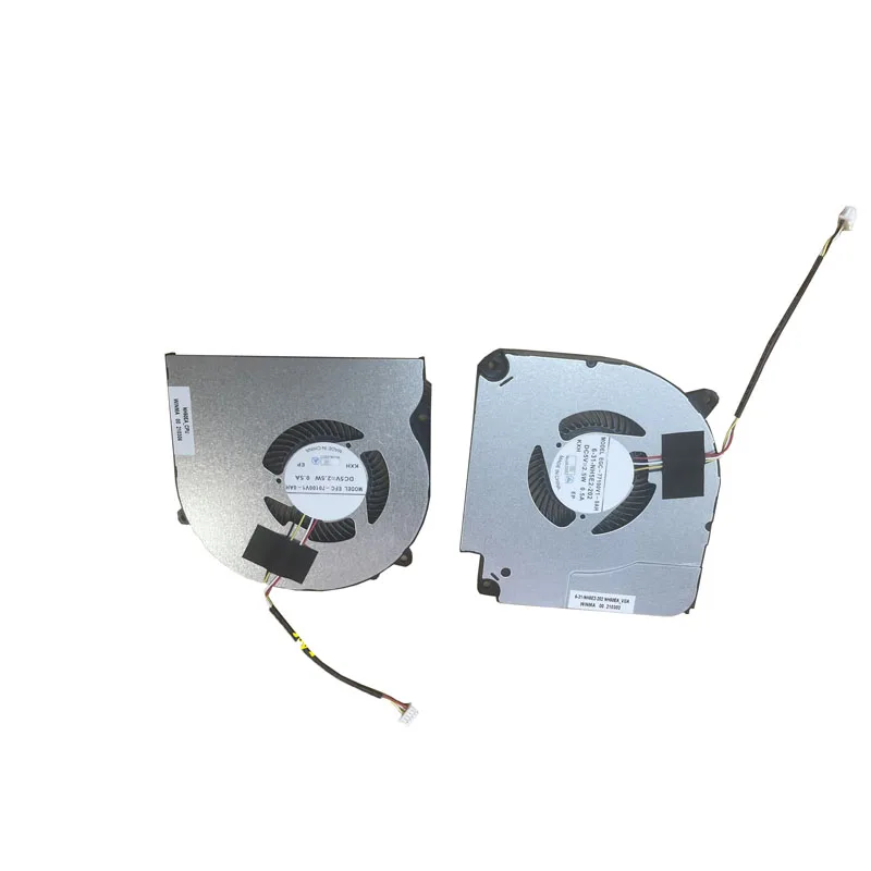Ноутбук процессор GPU вентилятор для CLEVO NH50RA NH50EA 6-31-NH5E2-102 EFC-70100V1-0AH 6-31-NH5E2-200 6-31-NH5E2-202 EGC-77100V1-0AH 4 линии