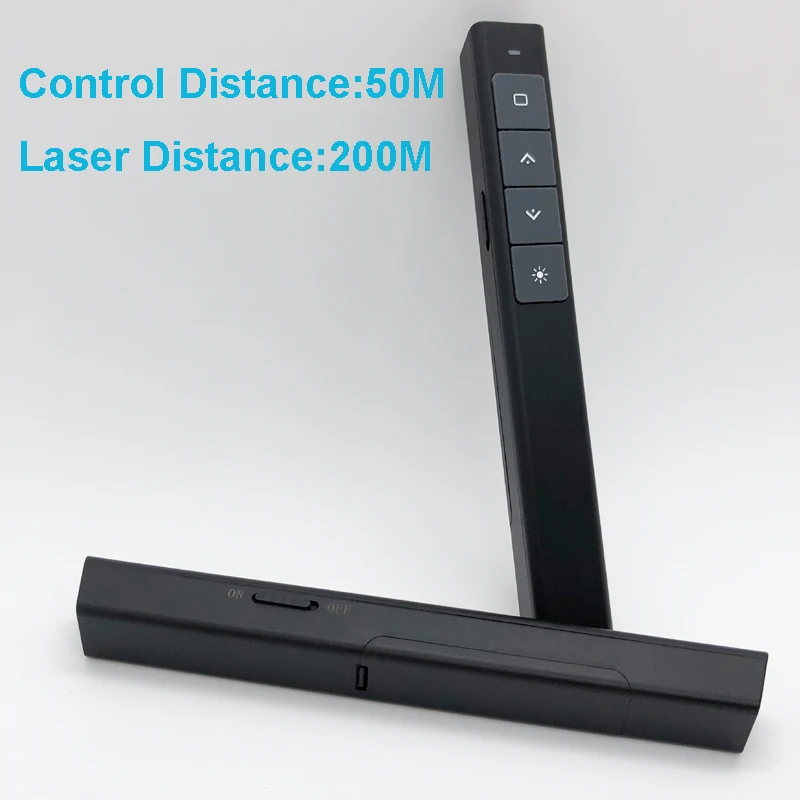 Wireless Presenter Remote Control Red Laser Pointer Presentation Red Laser Pointer Pen USB RF Remote PPT laser presenter Pen