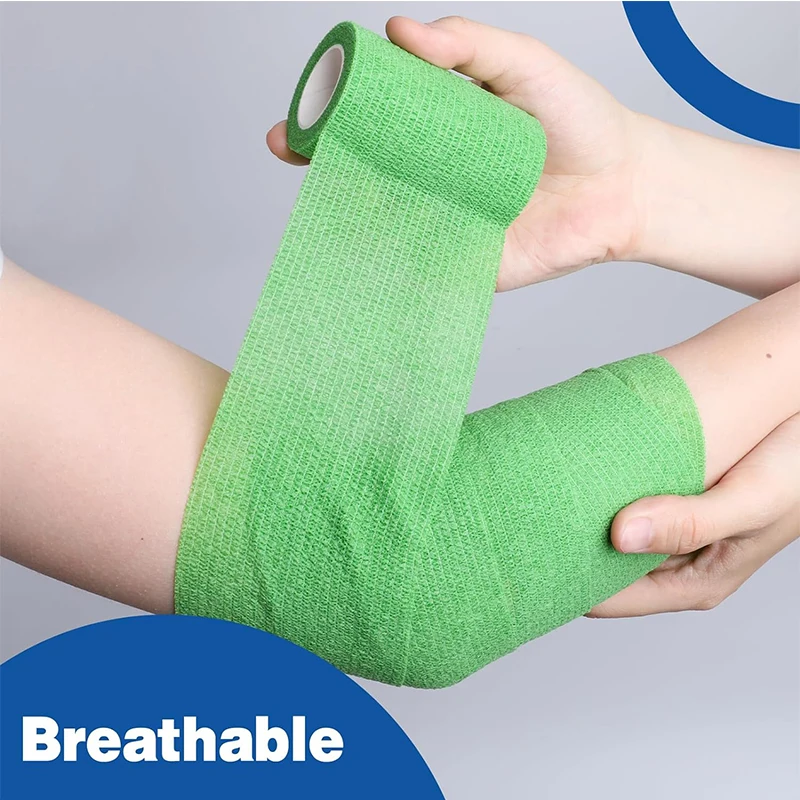 Hot sale Non-Woven Self Adhesive Vet Wrap Self-adhesive cohesive elastic bandage for Sports and Medical