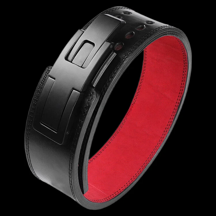 Drop Ship Fitness Back Support Squat Waist Lever Weightlifting Powerlifting Weight Custom Logo Leather Lifting Gym Belt For Men