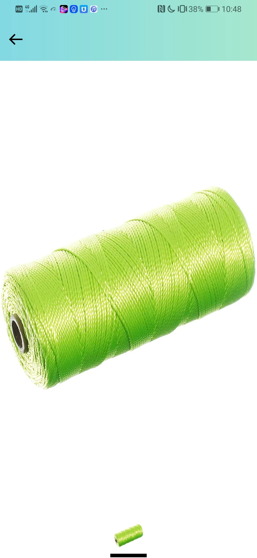 Polypropylene #18 x 425 ft TWISTED MASON LINE