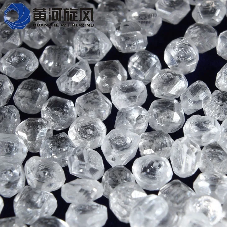 Polished lab cultured diamonds cultivated hpht synthetic diamond HENAN HUANGHE WHIRLWIND