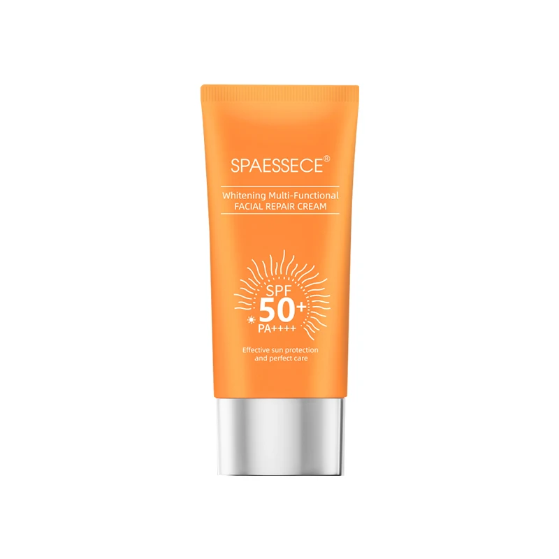 40g whitening multi-function repair UVA and UVB damage cream glycerin moisturizing SPF 50+ sun lotion waterproof face sunscreen