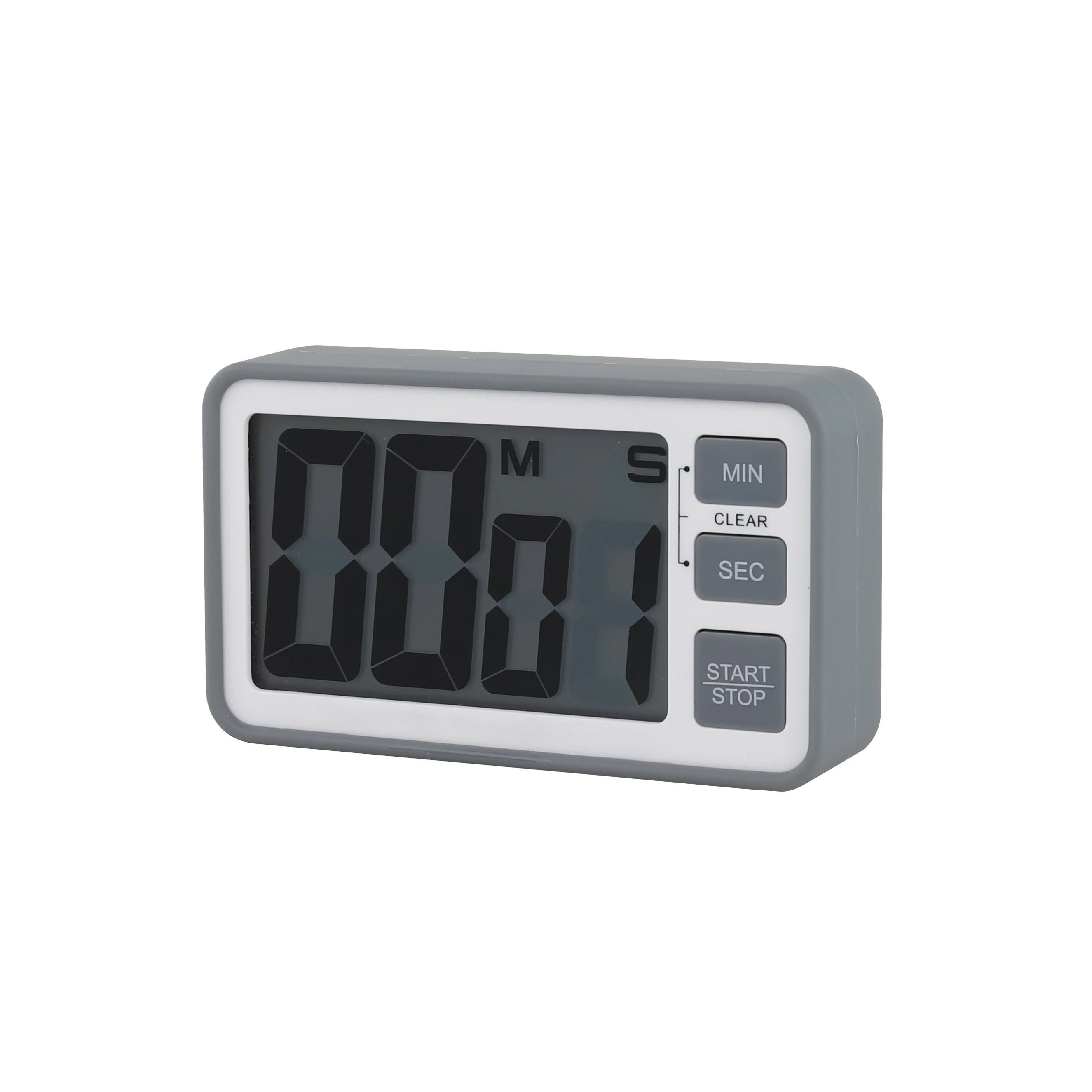 OEM Modern kitchen clock with timer for wall Cheap ABS household magnetic kitchen timer clock custom electronic learning timer