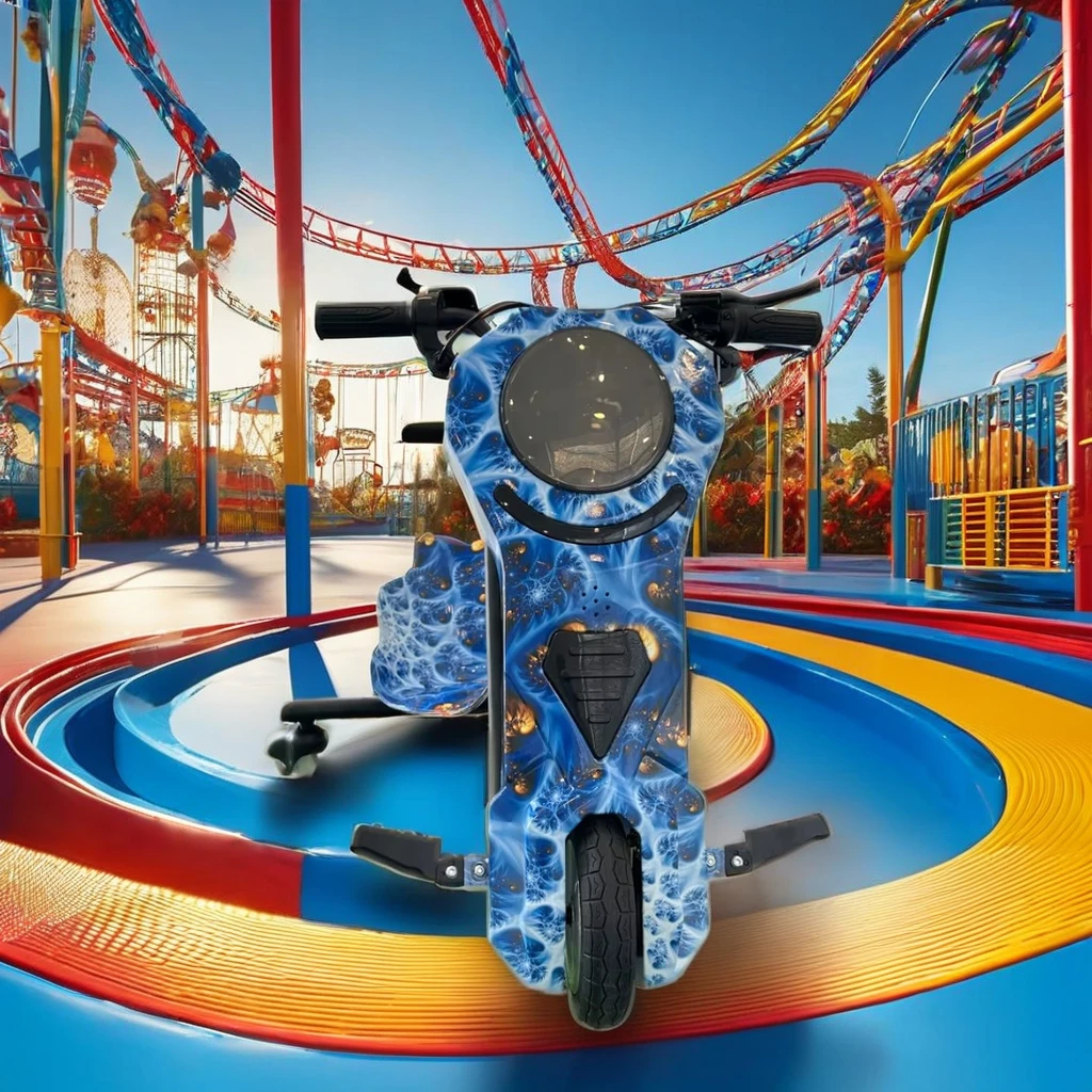 High Quality Three-Wheel Electric Go Karts Drift Car with Durable Electric Motor