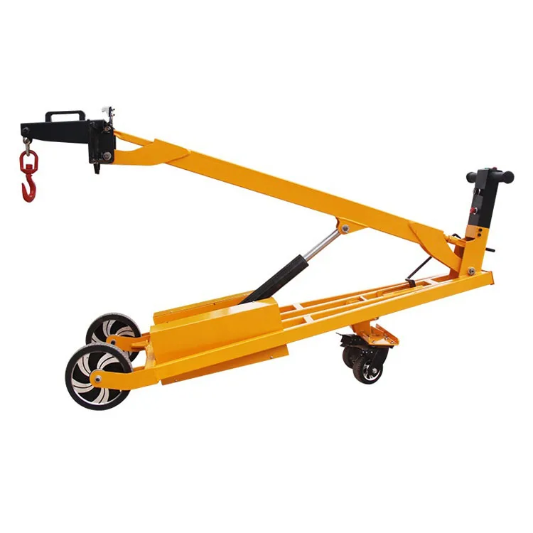 High Lift Hydraulic Hand Pallet Truck High Lift Forklifts Pallet Boom Loading and Unloading Truck with Curving