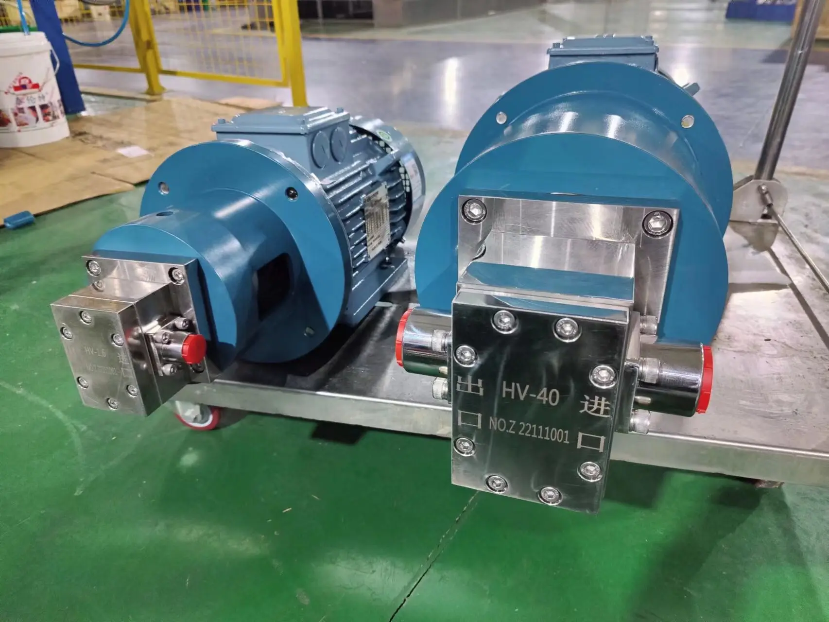 Alternative brands of threaded gear metering pumps for industrial oil magnetic seals