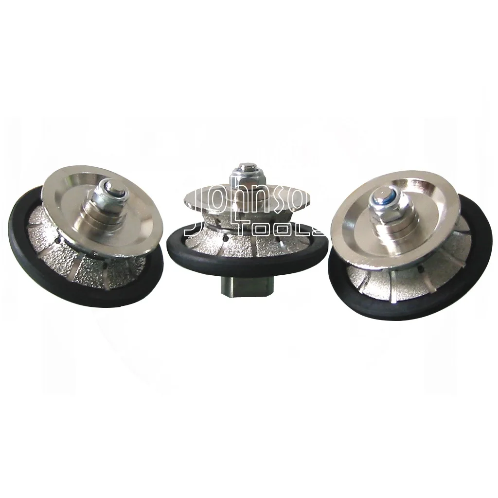 Full Bullnose Diamond Hand Profiler Router Bit Profile Wheel for Granite Concrete Marble Countertop Edge