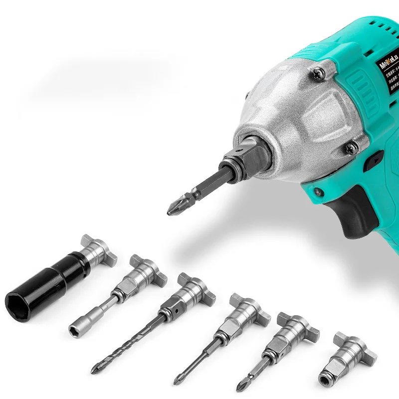 MeiKeLa Electric Brushless Impacts Wrench Shaft Accessories Single Dual Use Cordless Wrench Part Fittings Power Tool Accessories