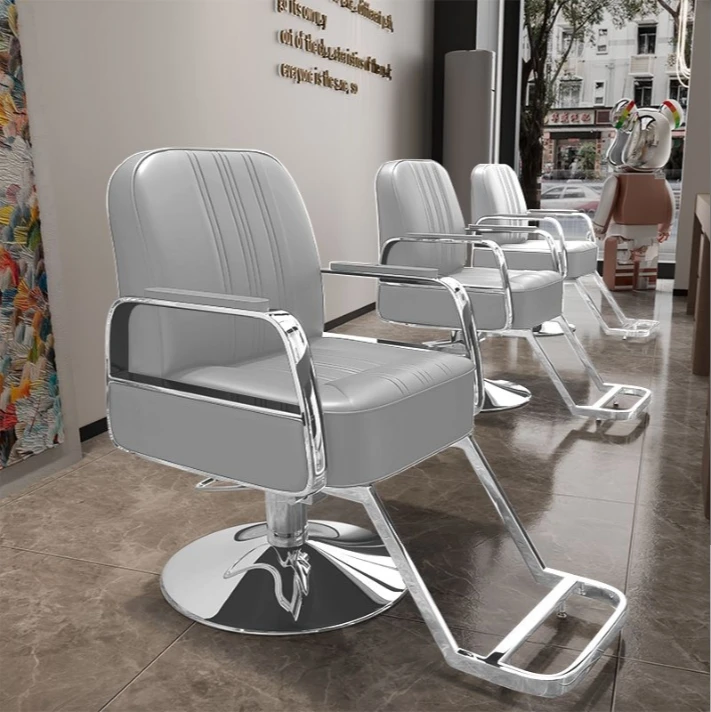 Best Internet Celebrity New Hairdressing Chair Barber Shop Chair Hair Salon Special Lift Rotating Fashion Hair Cutting Seat