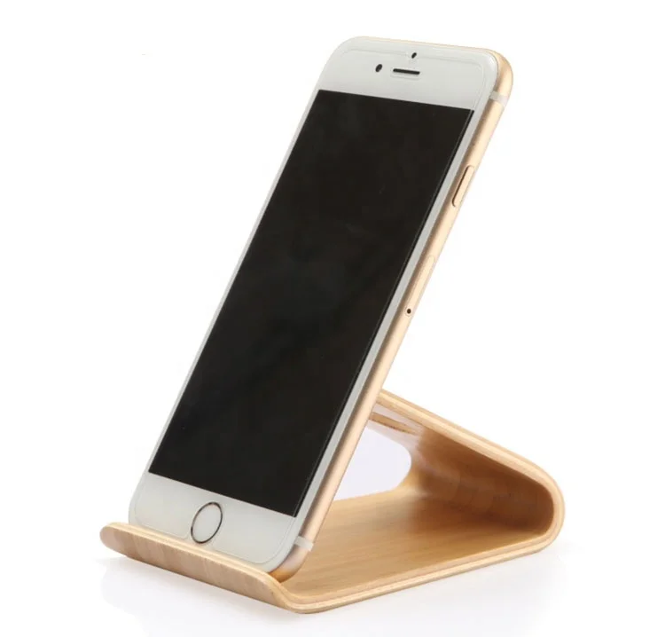 Creative Solid Multifunctional Bracket Wood Flat Plate Bracket Wood Cell Phone Bracket