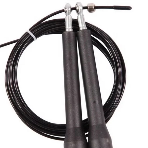 Hot Selling PP Handle Jump Rope Fitness Power Training 3m Pointed Steel Wire Skipping Rope for Exercise
