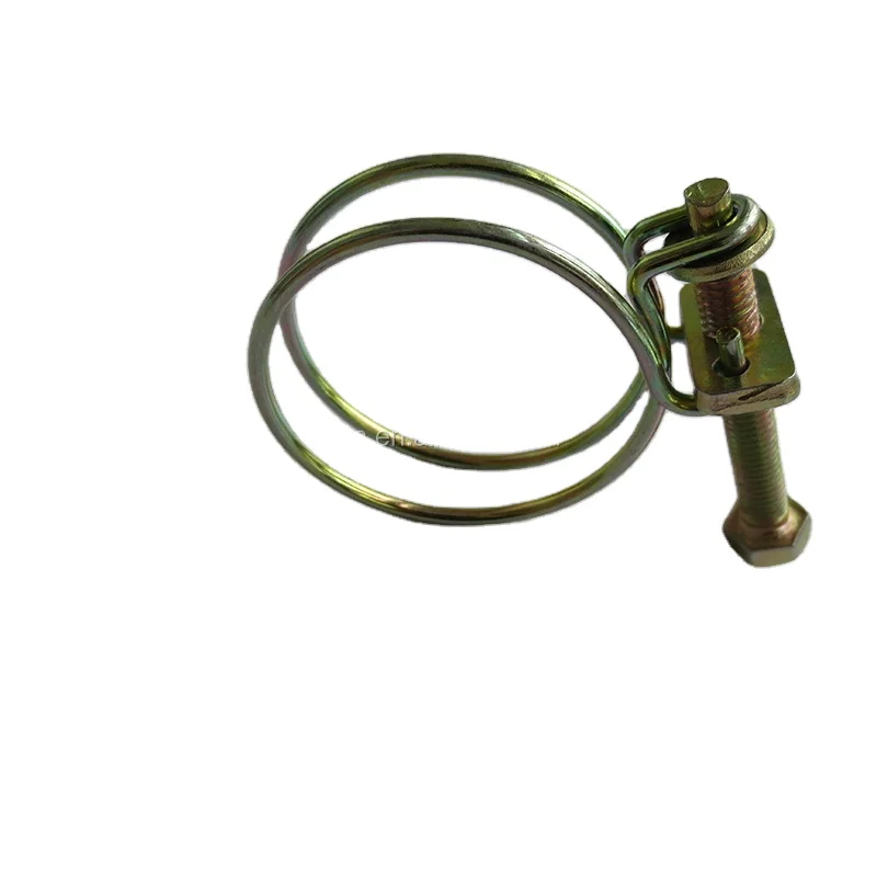 Supplier of stainless steel double wire hose clamp / double spring clip