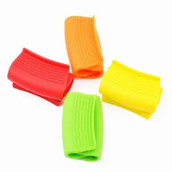 2022 New Arrival Pot Holder Handle Covers Heat Resistant Pots Pans Removable Handles Cover Silicone Hot Handle Holder