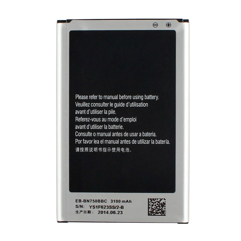 100% New Backup Battery EB-BN750BBC battery For Samsung Galaxy Note3 Mini N7506V N7508V N7505 note3 Lite note3 neo