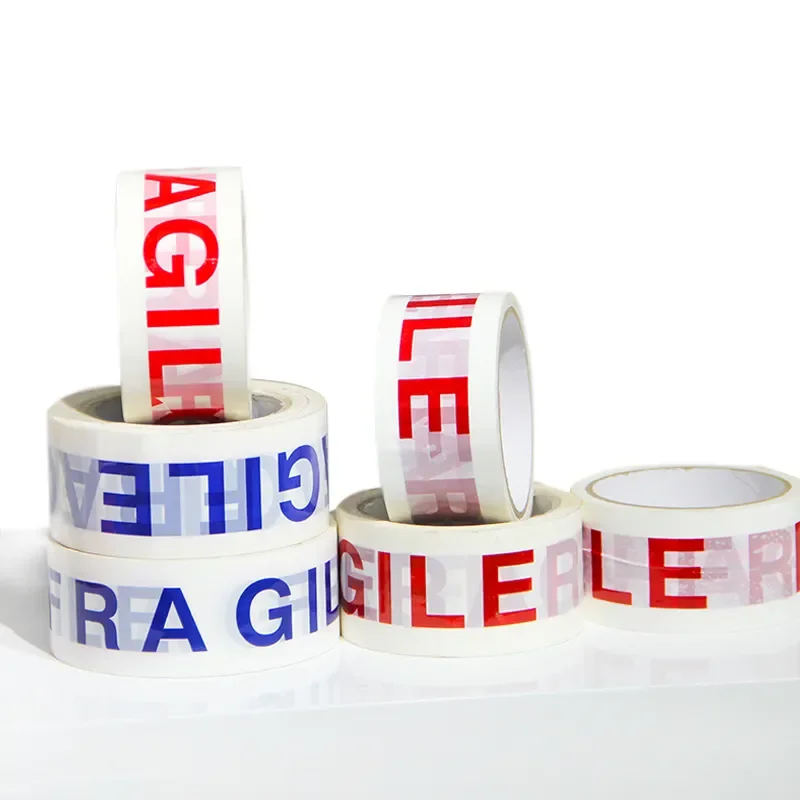 Custom packaging tape opp clear packaging tapes bopp Online shop prime adhesive fragile packing tape with logo 48mm transparent