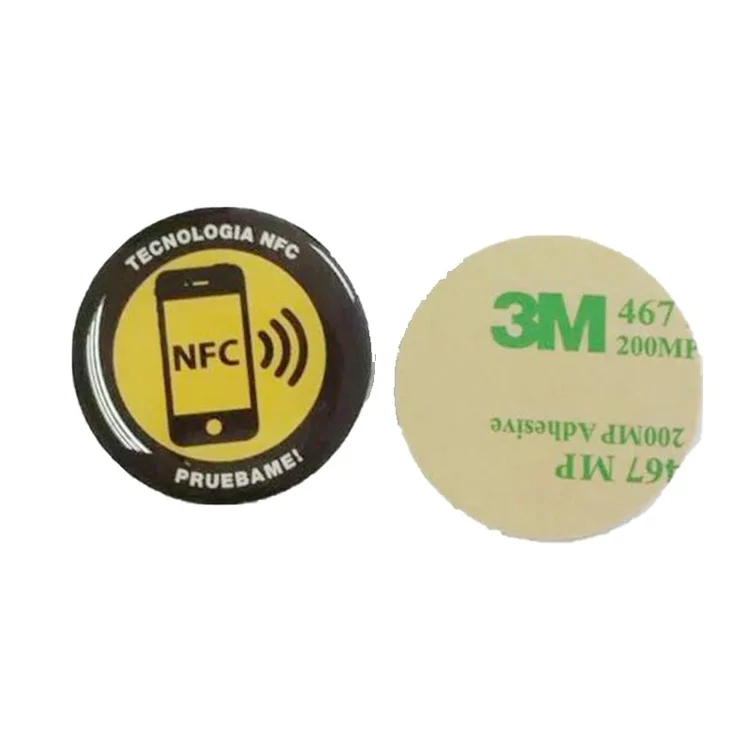 Hot sale Programmable Social Media Anti-metal NFC Sticker Water Proof Epoxy NFC Tag
