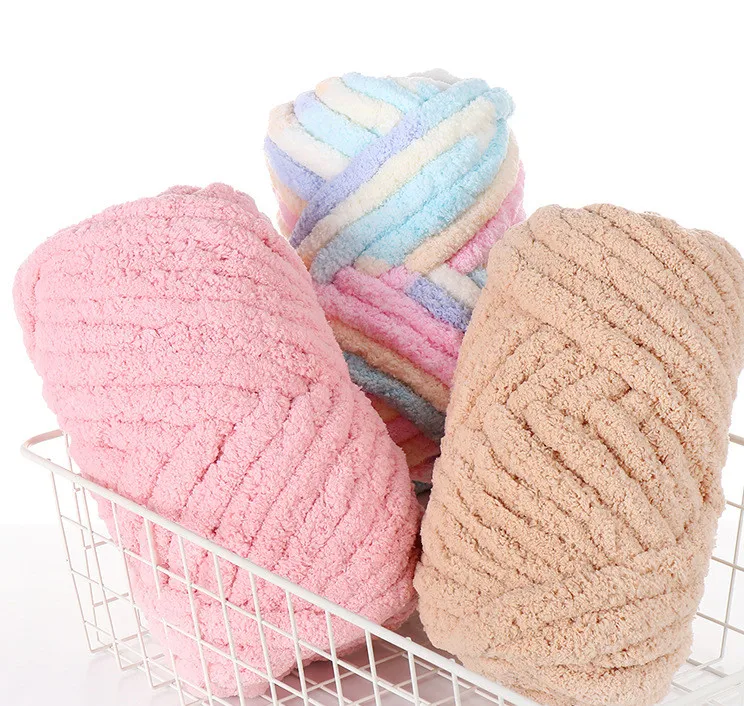 Yarn Craftsman 1NM/1 polyester core spun yarn extra coarse Iceland yarn for hand knitting 250g ball