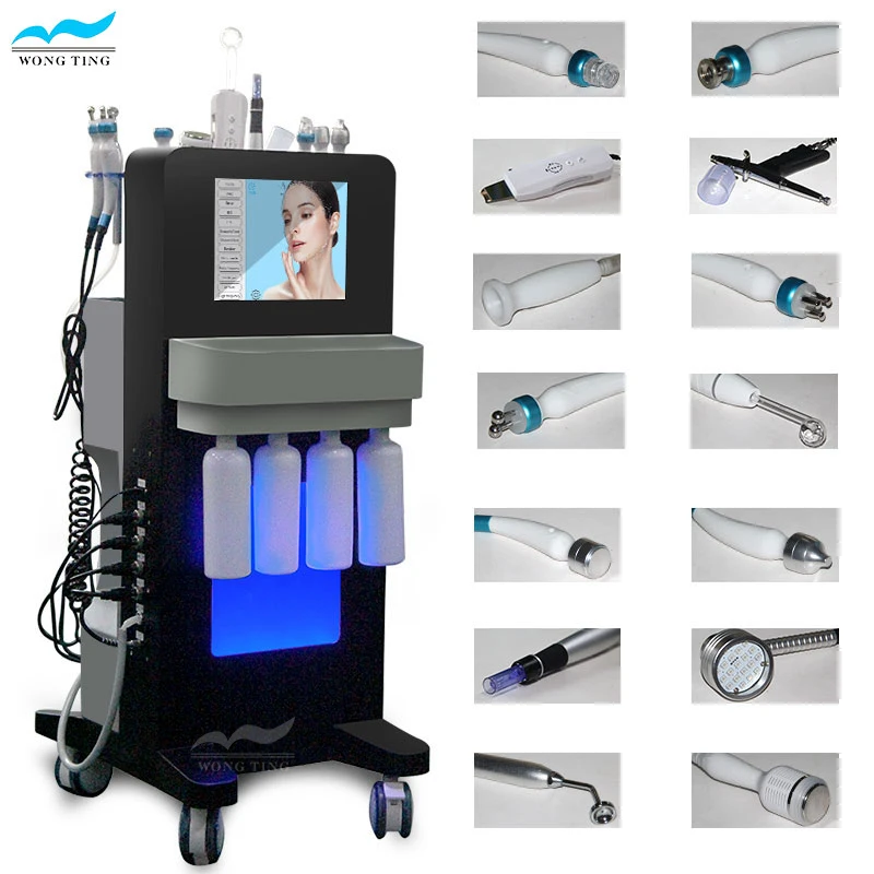 guangdong professional facial dermabrasion skin care beauty facial peeling  machine beauty equipment supplier
