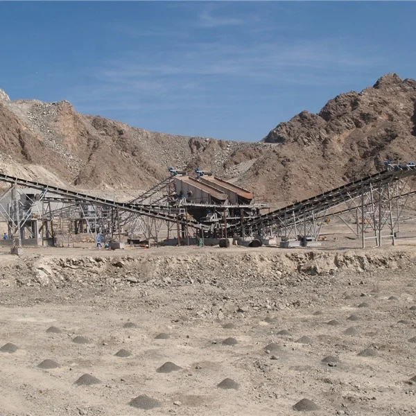 
Vibrating screen used for sand making crushing plant 