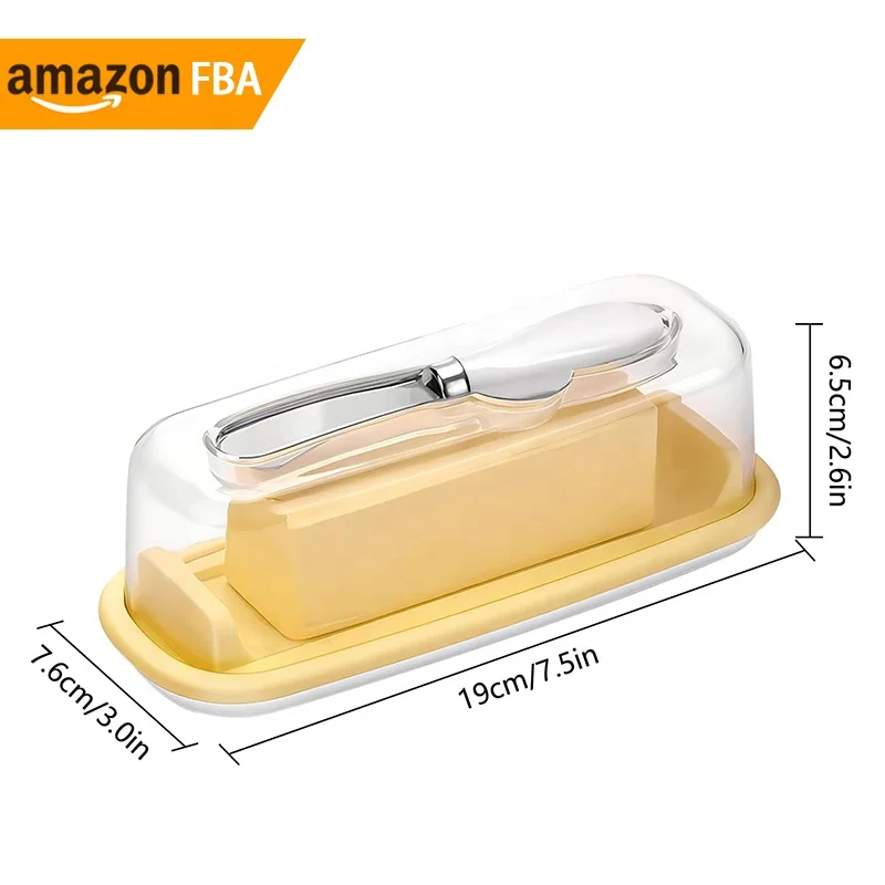 2025 New Arrivals Home and Kitchen Airtight Butter Dish With Lid and Knife Butter Keeper Holder Butter Container