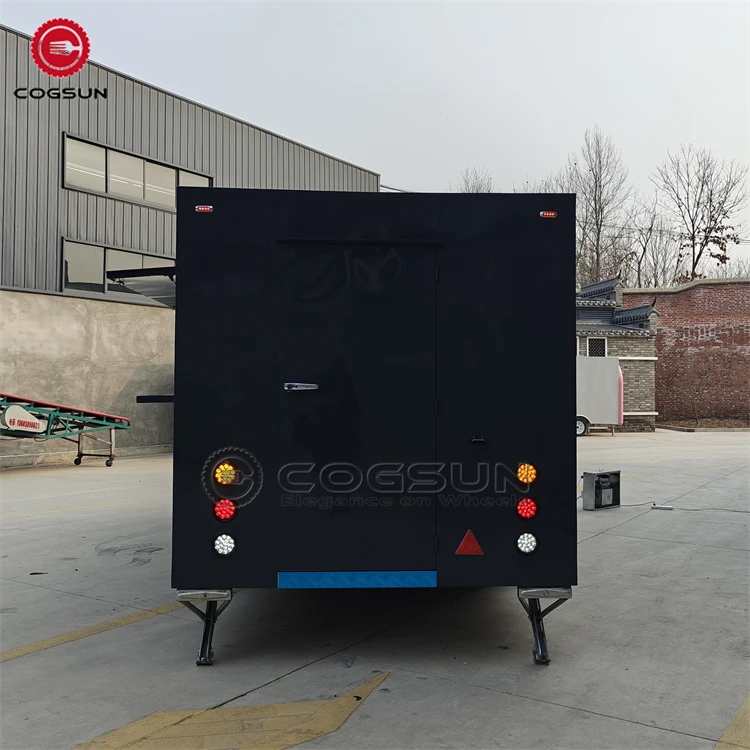 Custom Sandwich Prep and Beverage Station for Street Food Vending Versatile Concession Truck