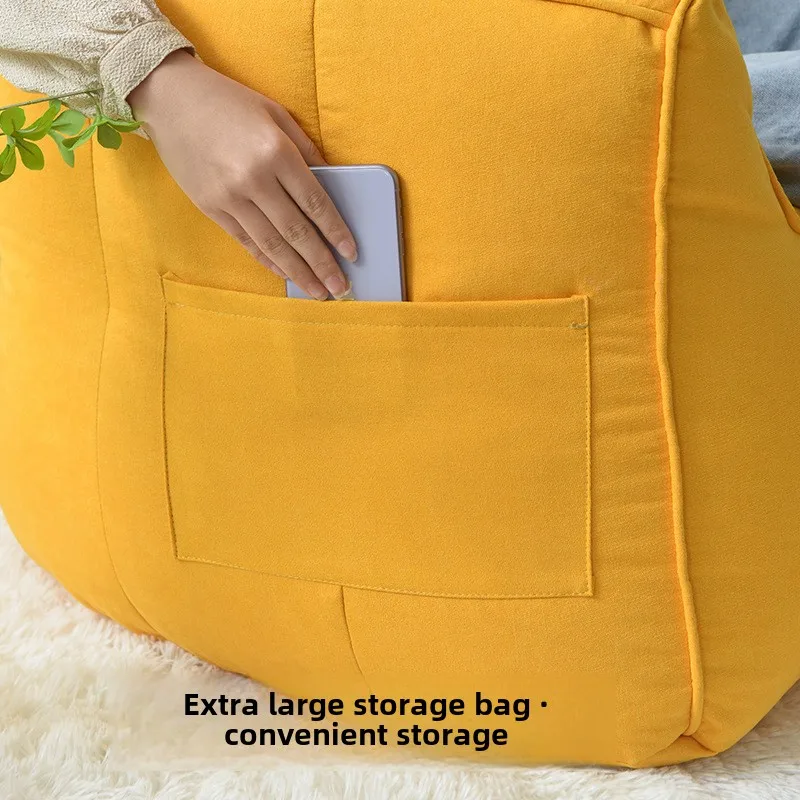 Modern Design Single Tatami Bean Bag Chair Cute Girl Small Sofa Bed for Living Room or Balcony Foldable lazy sofa
